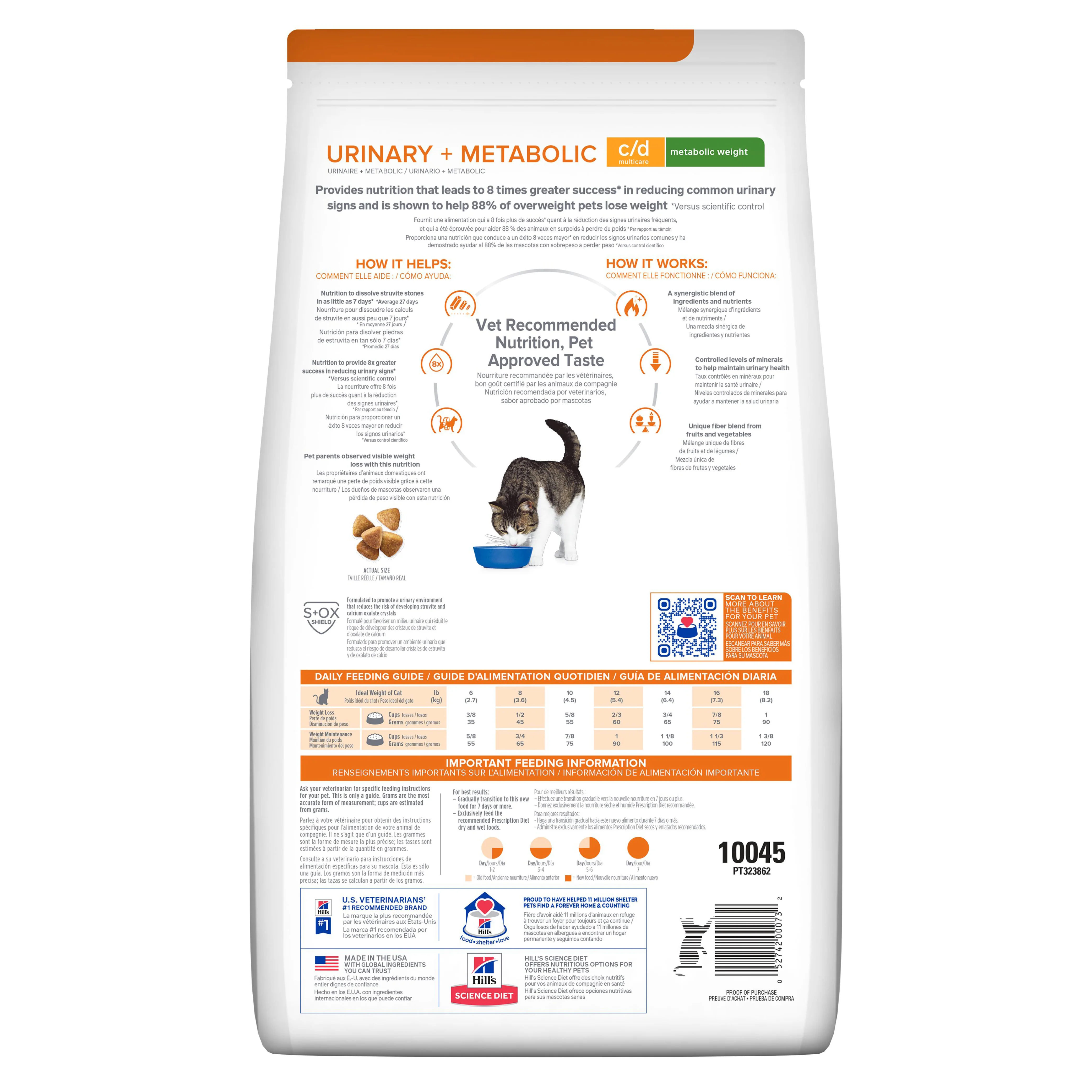 Comida para gato Hills c/d Multicare + Metabolic c/d - Image 2