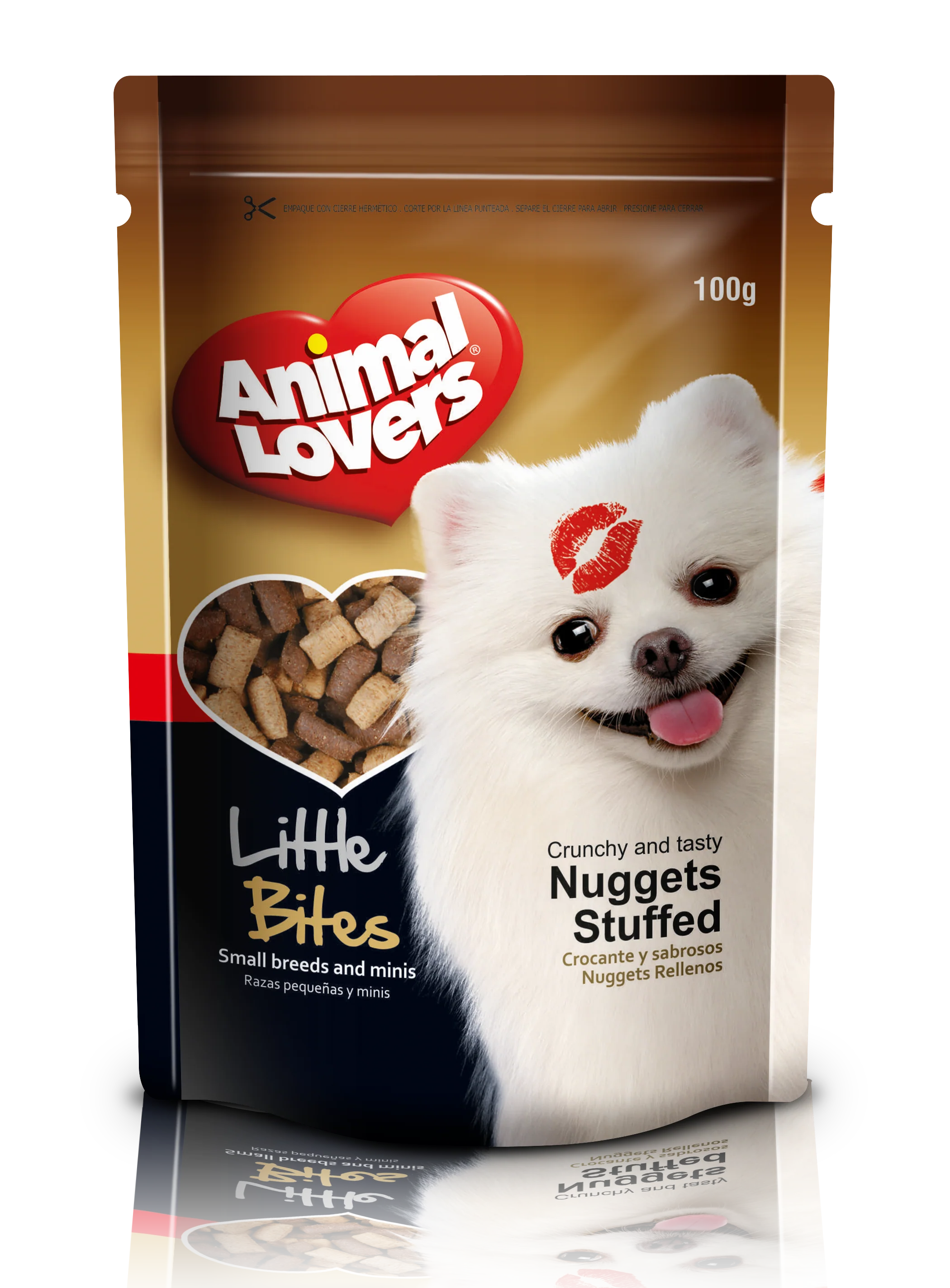 Snack Para Perro Galleta Nuggets Animal Love Small 100g
