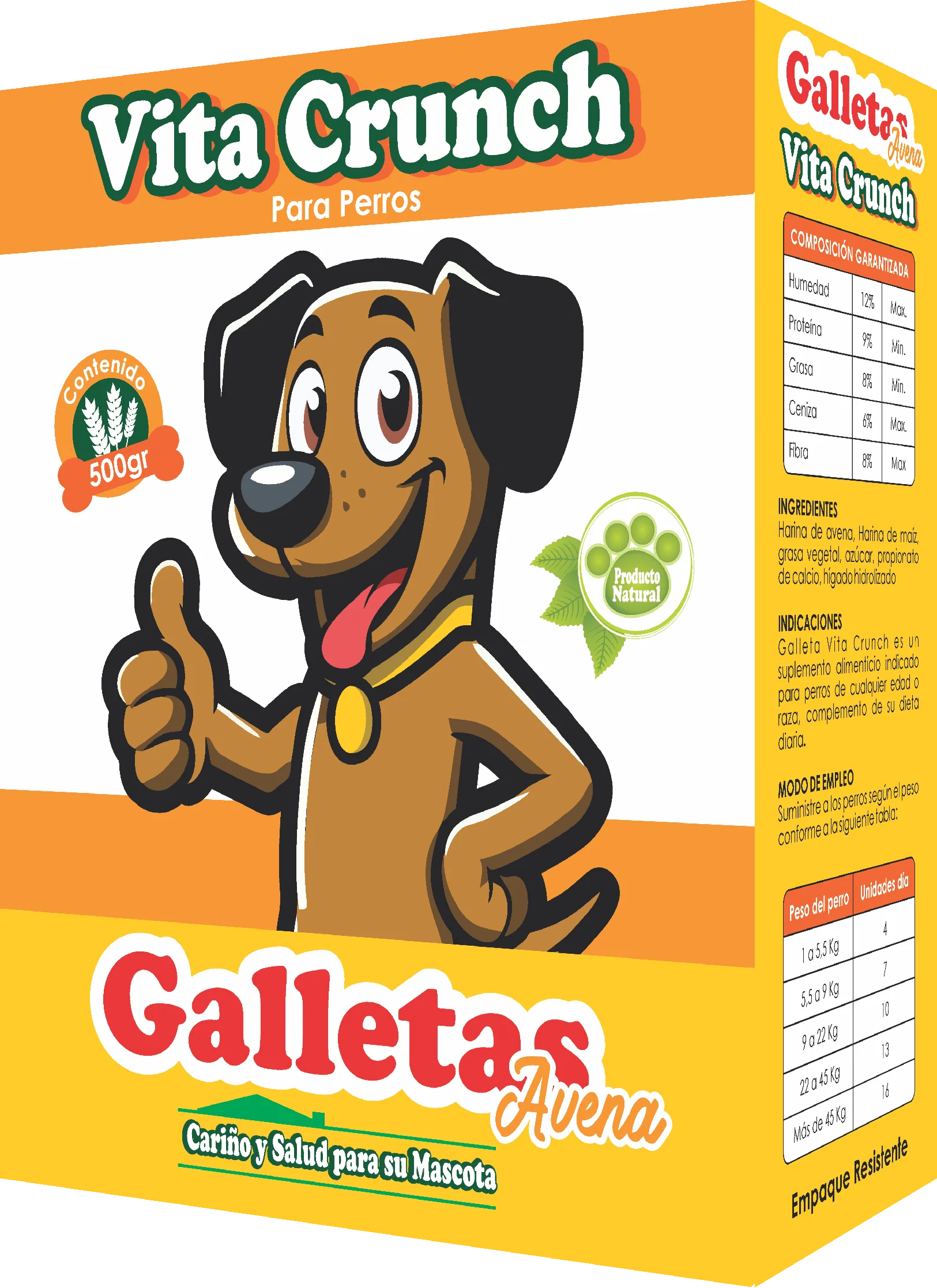 Snack Para Perro Galletas Vita Crunch - Avena - Image 2