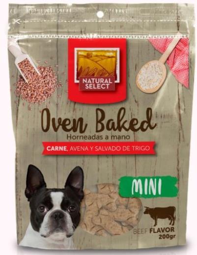 Snack Para Perro Galletas Naturales Select Mini 200g