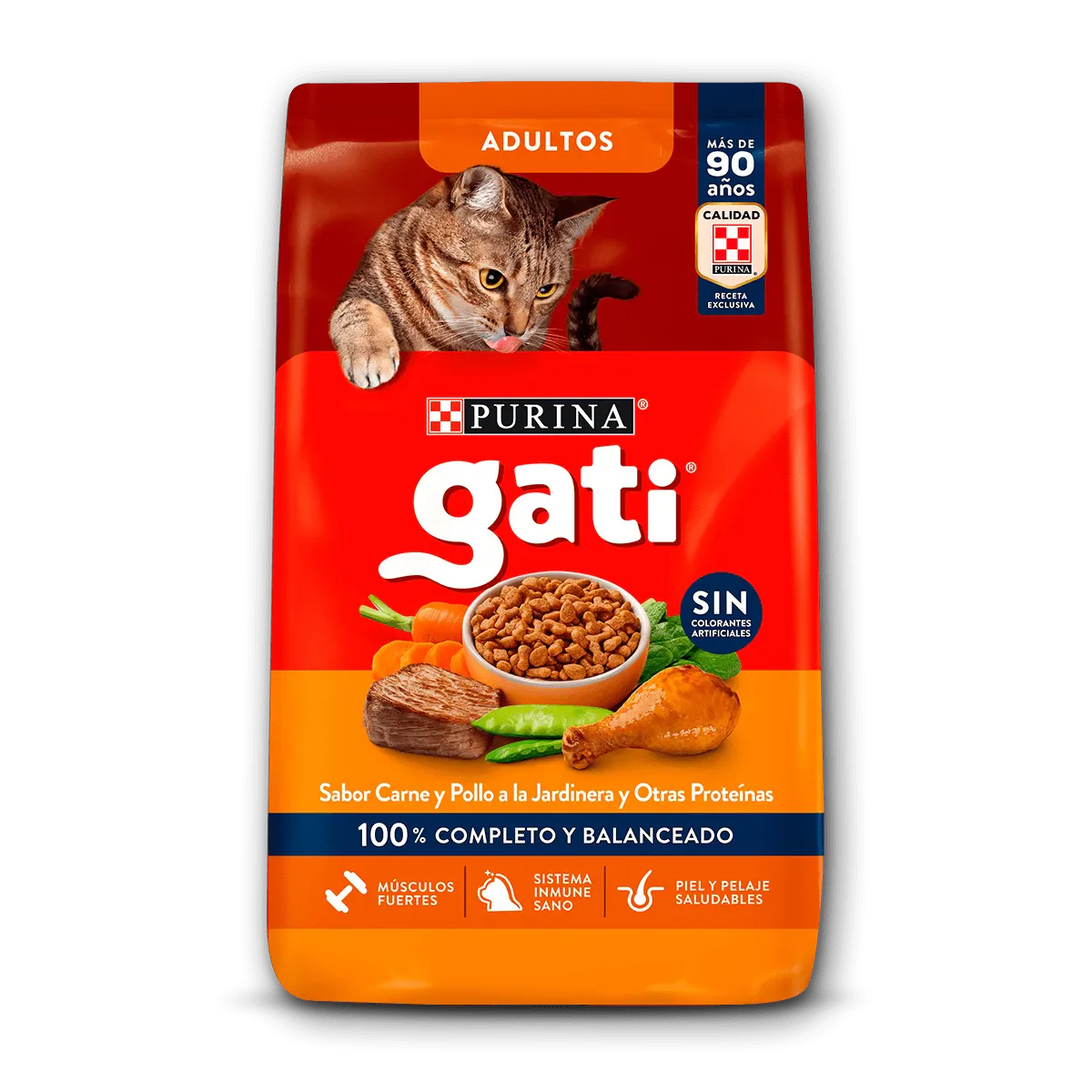 Comida Para Gato Gatsy Carne Y Pollo A La Jardinera 500g