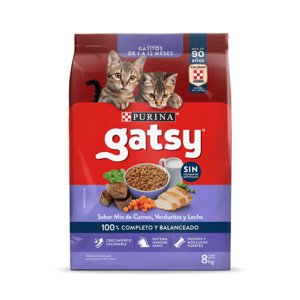 Comida Para Gatitos Gatsy Mix Carne / Verduras / Leche - Image 3