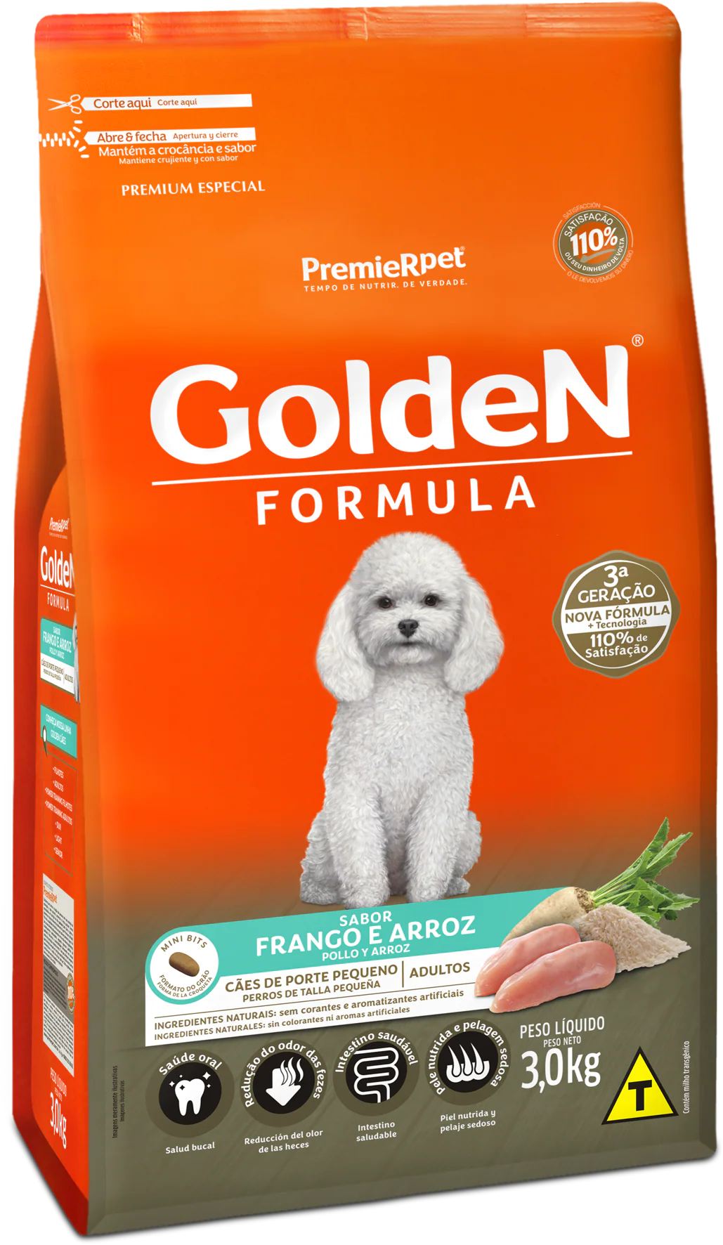 Comida Para Perros Adultos Golden Pollo Mini Bits