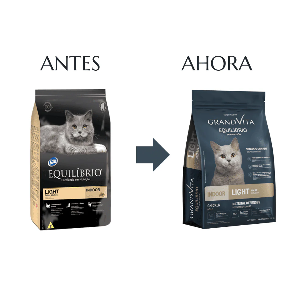 Comida para Gato Adulto Light Grand Vita Equilibrio 1,5 Kg