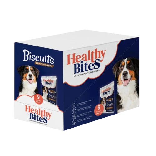 Snack Para Perro Healthy Bites Biscuits X 9 Und