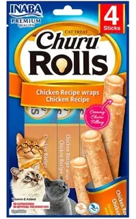Snack Para Gato Cat Churu Rolls Chicken Recipe 4 Und