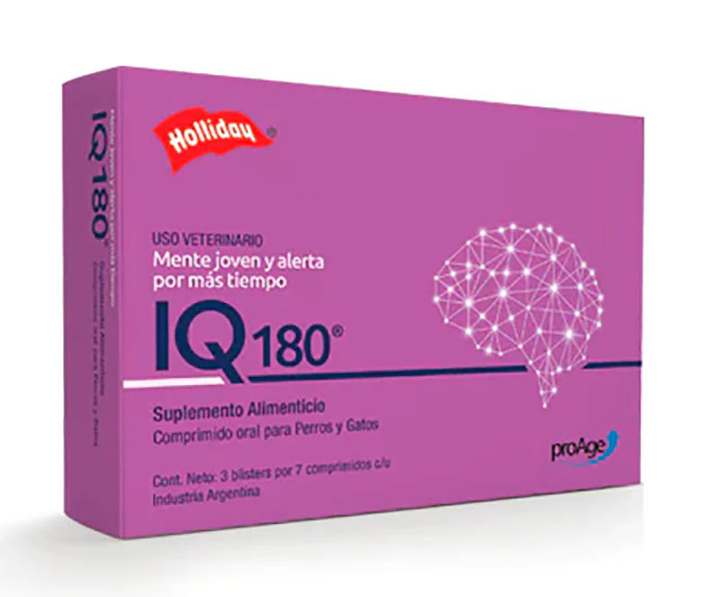 Biomodulador Iq 180 Para Perros Y Gatos 21 Comprimidos