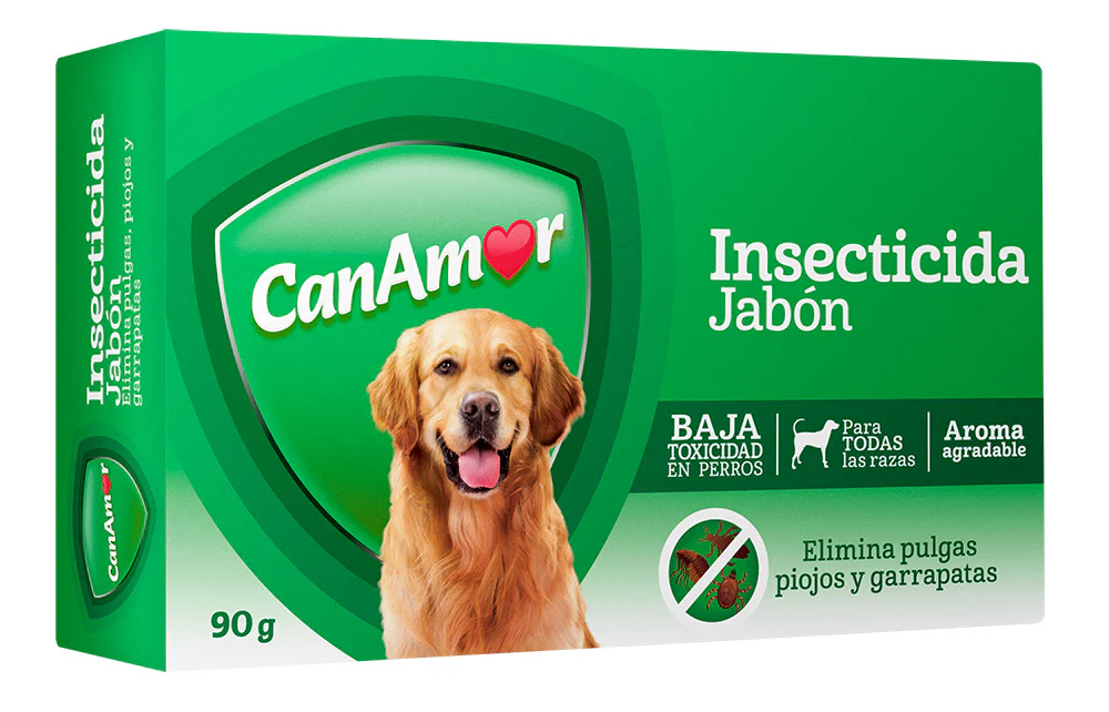 Jabon Para Perro Insecticida Canamor X 90 G