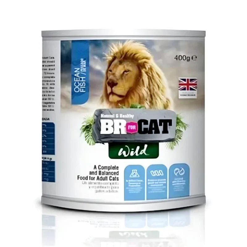 Lata Br For Cat Wild Pescado De Mar 400G