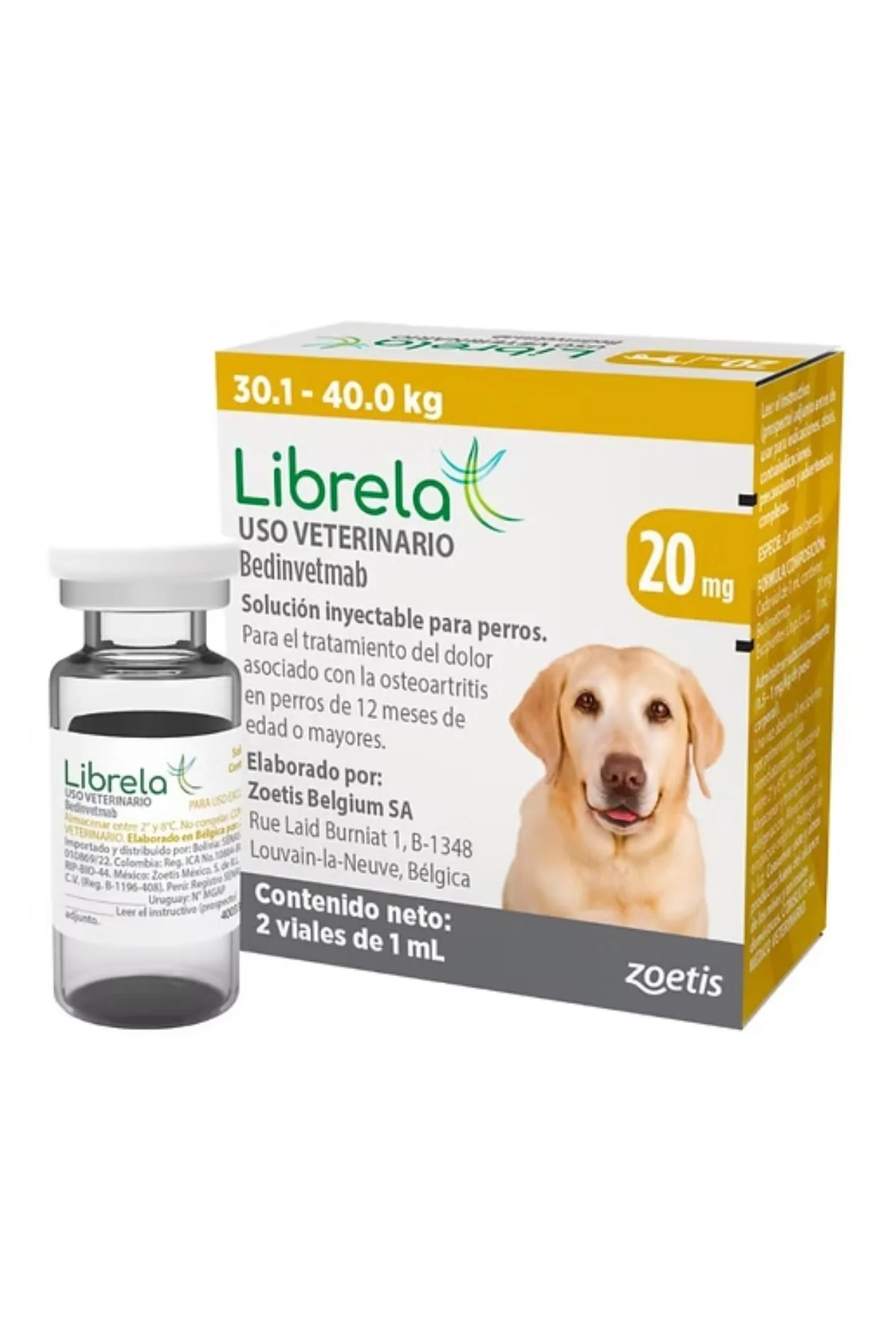 Librela 20 Mg (30.1–40 Kg) X 1 Ml 1 Dosis
