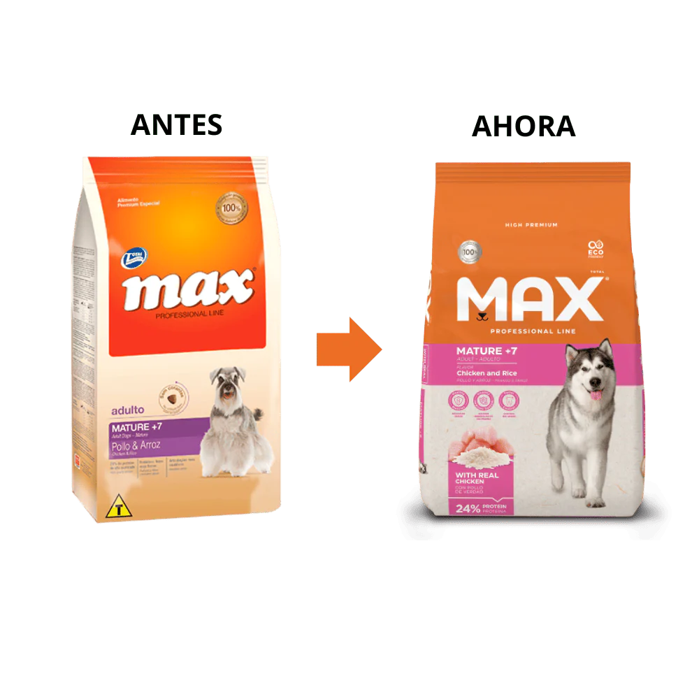 Comida Para Perro Max Mature Pollo Y Arroz