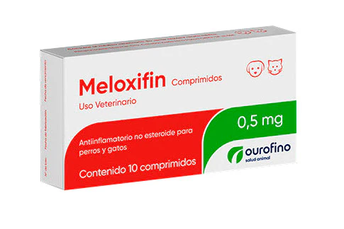 Medicamento Perro Y Gato Meloxifin 0.5 Mg Oral X 10 Tab
