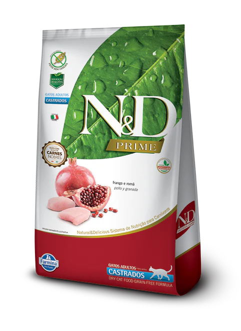 Comida Para Gato Adulto N&D Prime Pollo Castrado 1.5 Kg
