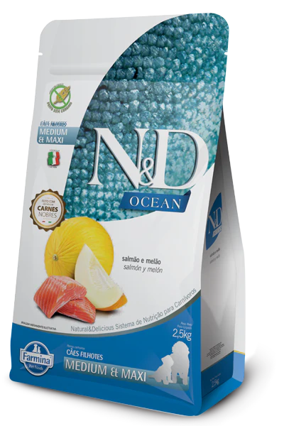 Comida Para Perro N&D Ocean Canine Puppy Medium Maxi 2.5kg