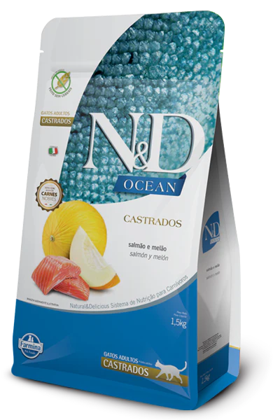 N&D Ocean Feline Castrado Salmon 1,5Kg
