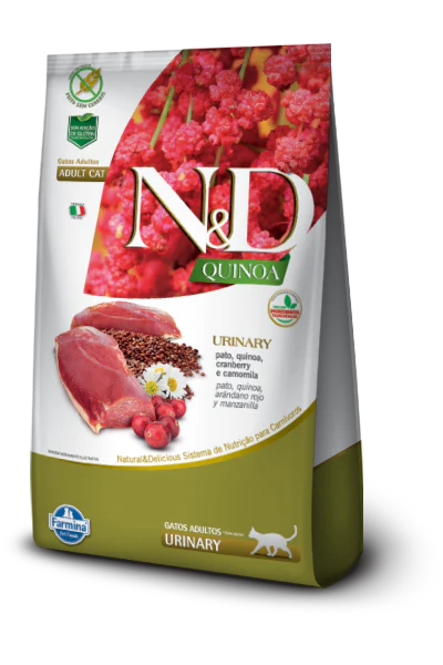 N&D Quinoa Feline Urinary Pato 1,5Kg