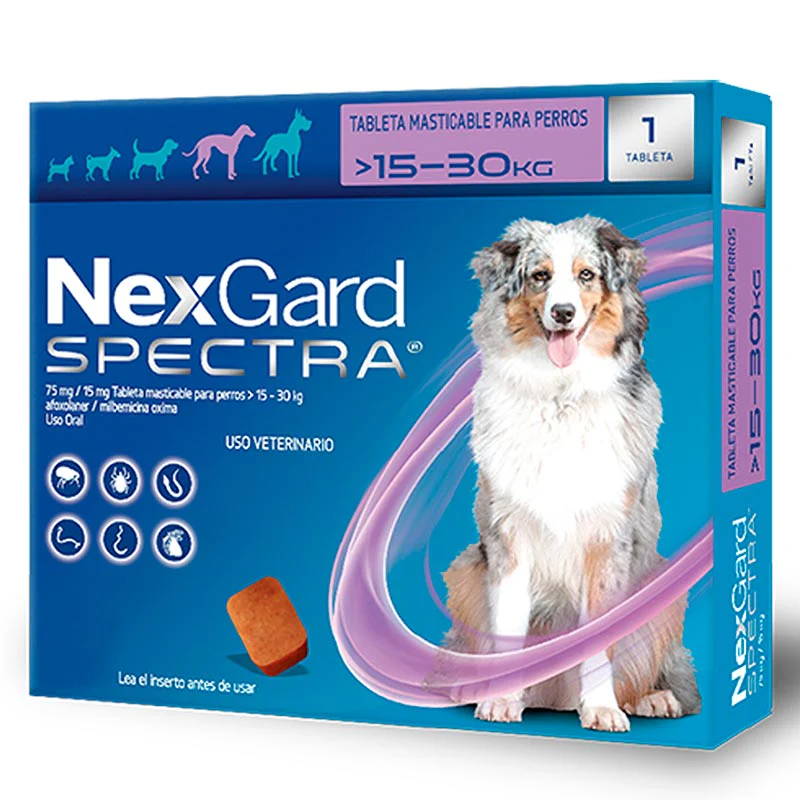 Antipulgas Y Garrapatas Perro Nexgard Spectra (15 - 30 Kg)