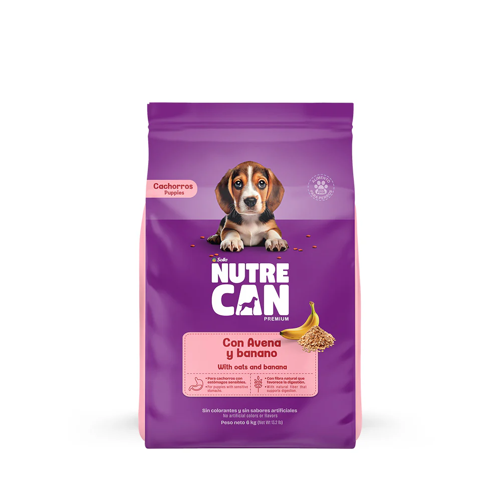 Comida Para Perro Nutrecan Cachorro Banano Y Avena - Image 2