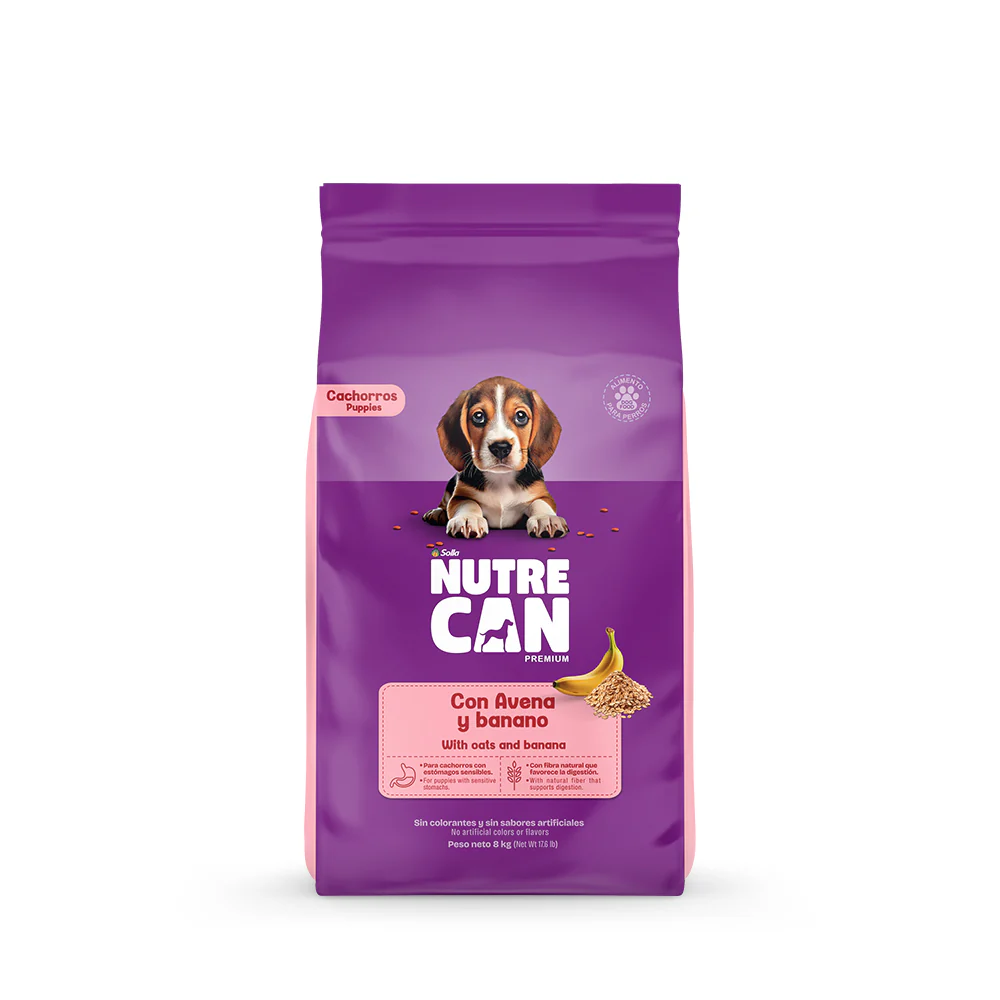 Comida Para Perro Nutrecan Cachorro Banano Y Avena - Image 3