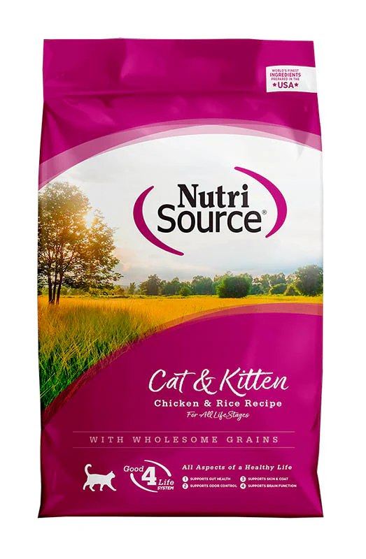 Comida Para Gato Nutri Source Cat & Kitten Chicken