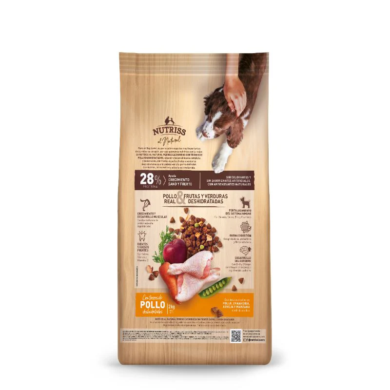 Comida Para Perro Cachorro Nutriss Al Natural Pollo - Image 3