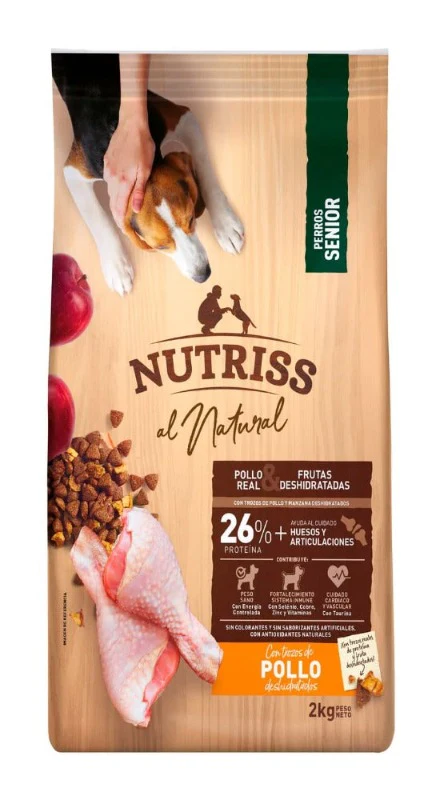Comida Para Perro Nutriss Al Natural Senior Pollo 2Kg