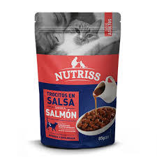Snack Para Gato Adulto Nutriss Pouch Salmon X 85g