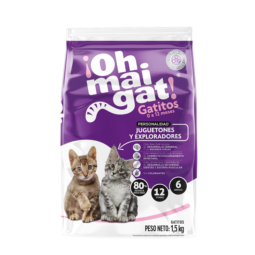 Comida Para Gato Oh Mai Gat Juguetones y Exploradores