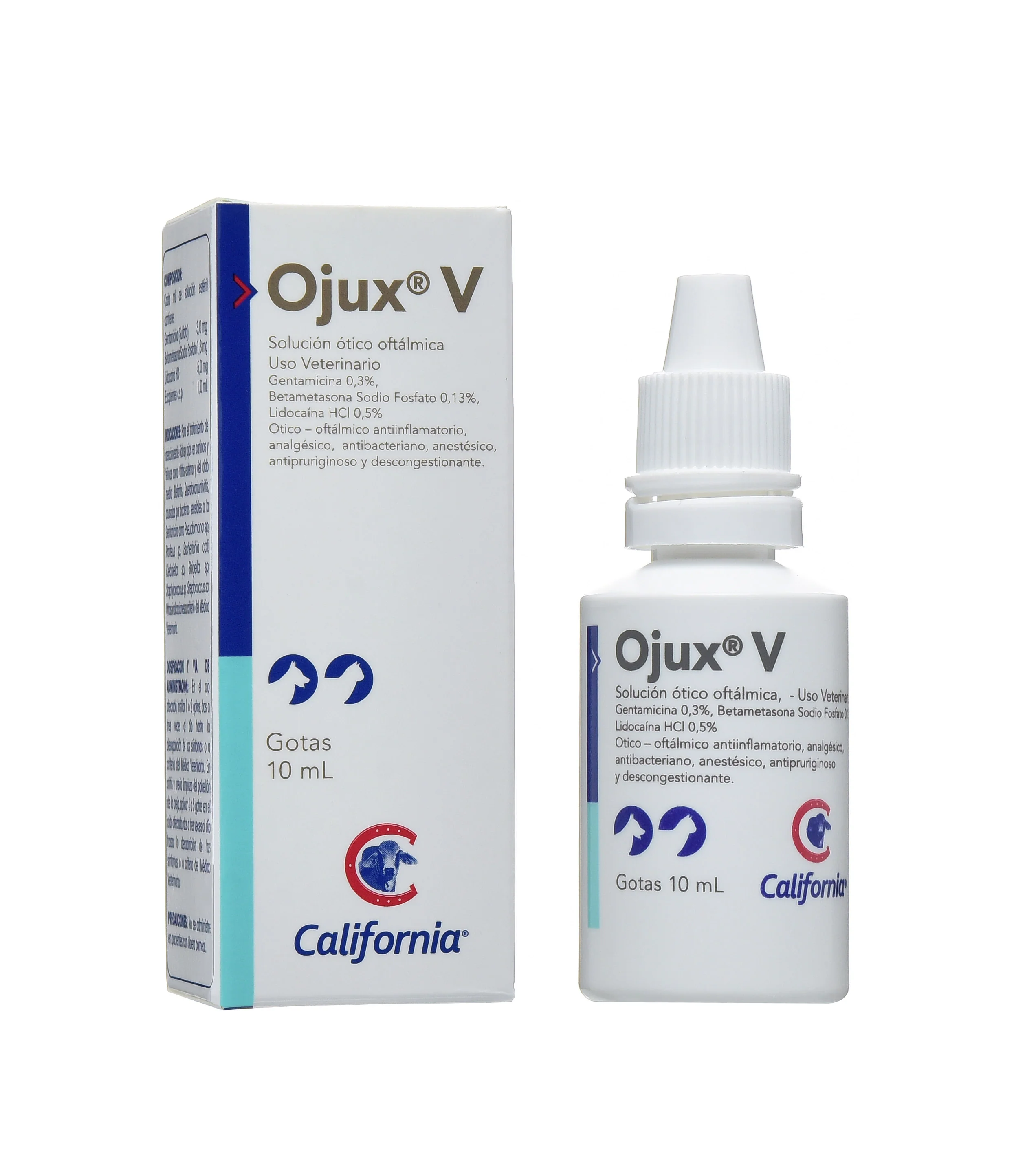 Medicamento Para Perro Ojux V X 10 Ml