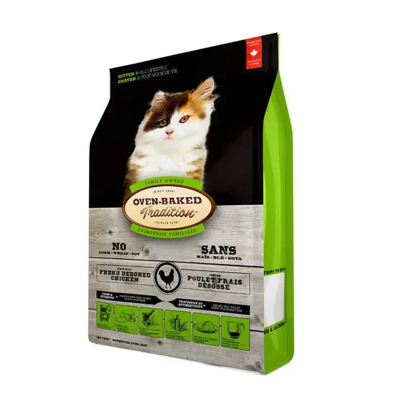 Comida Para Gato Kitten Oven Baked Tradition Pollo 2.27 Kg