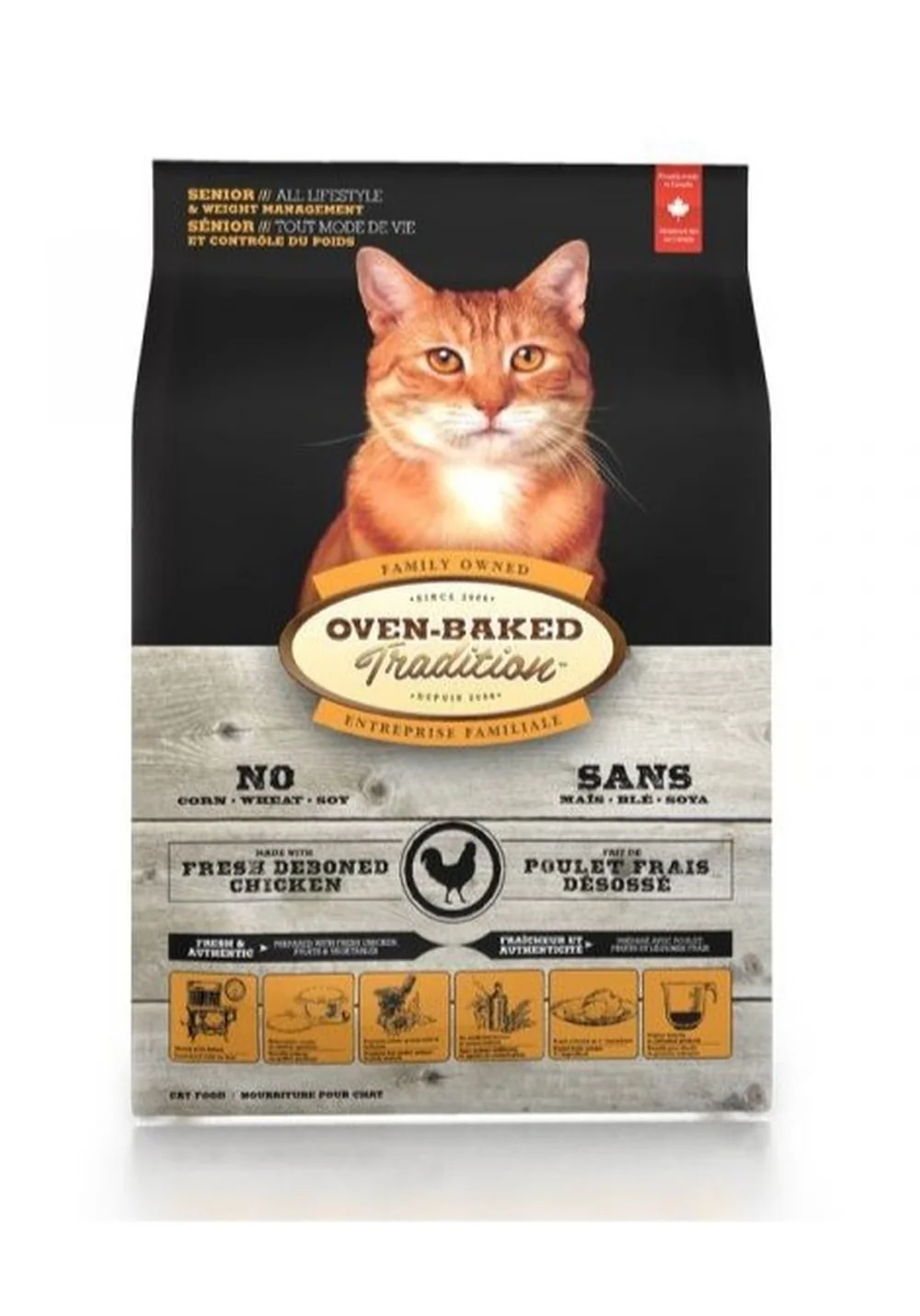 Comida Gato Oven Baked Tradition Cat Senior Chicken