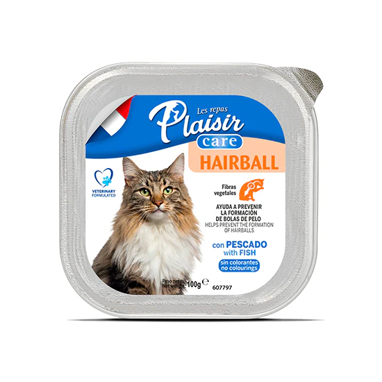 Comida Húmeda Para Gato Pate Plaisir Cat Hairball 85g