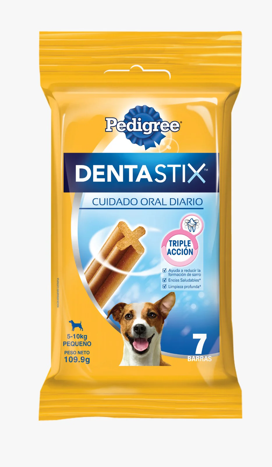 Snack Para Perro Pedigree Dentastix Raza Pequeña 7 109.9 G