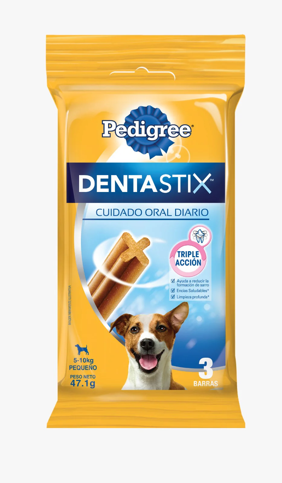 Snack Para Perro Pedigree Dentastix Raza Pequeña 3 Barra
