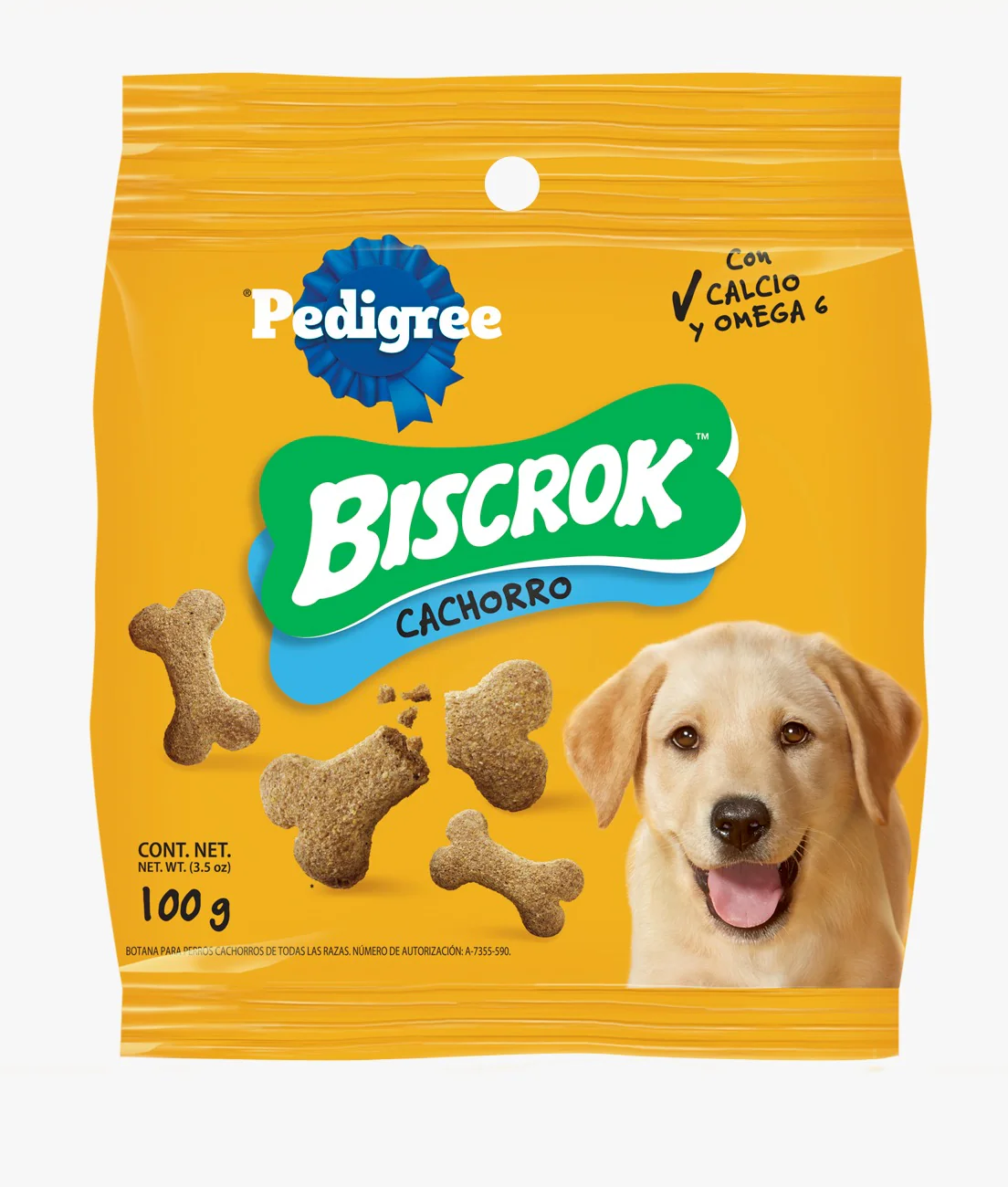 Snack Para Perro Cachorro Pedigree Galleta Biscrok 100g