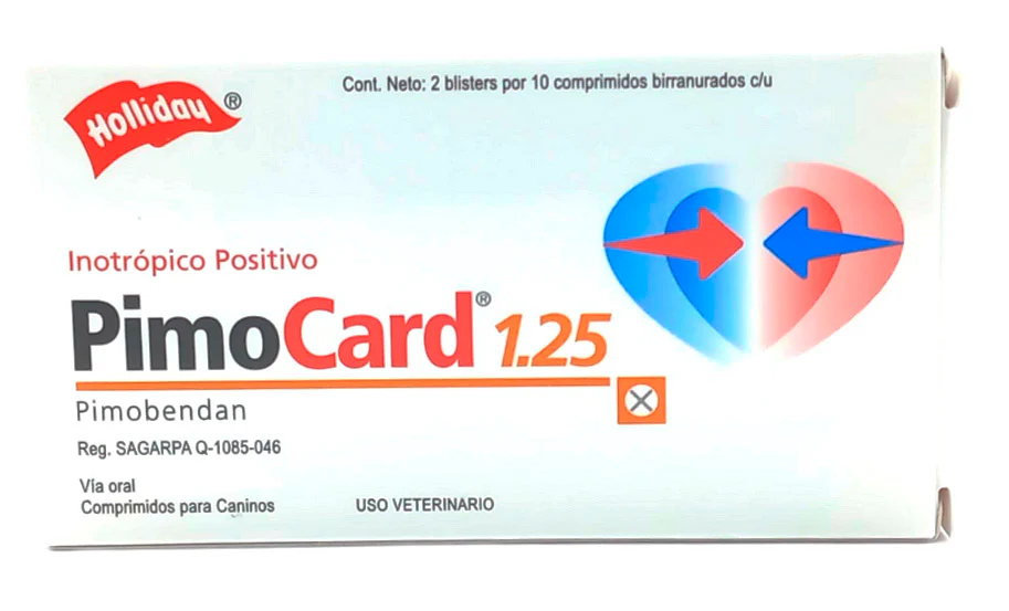 Pimocard Perros 1,25Mg 20 Tabletas