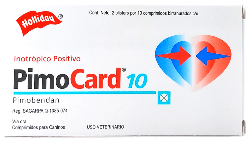 Pimocard Perros 10Mg 20 Tabletas