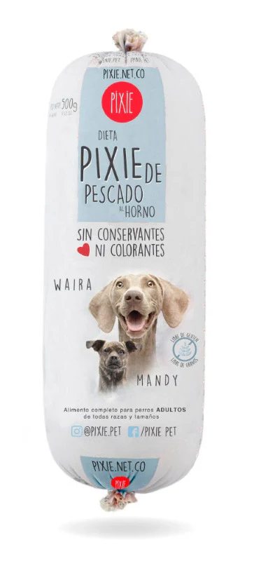 Comida Húmeda Para Perros Adultos Pixie Dog Pescado 500g