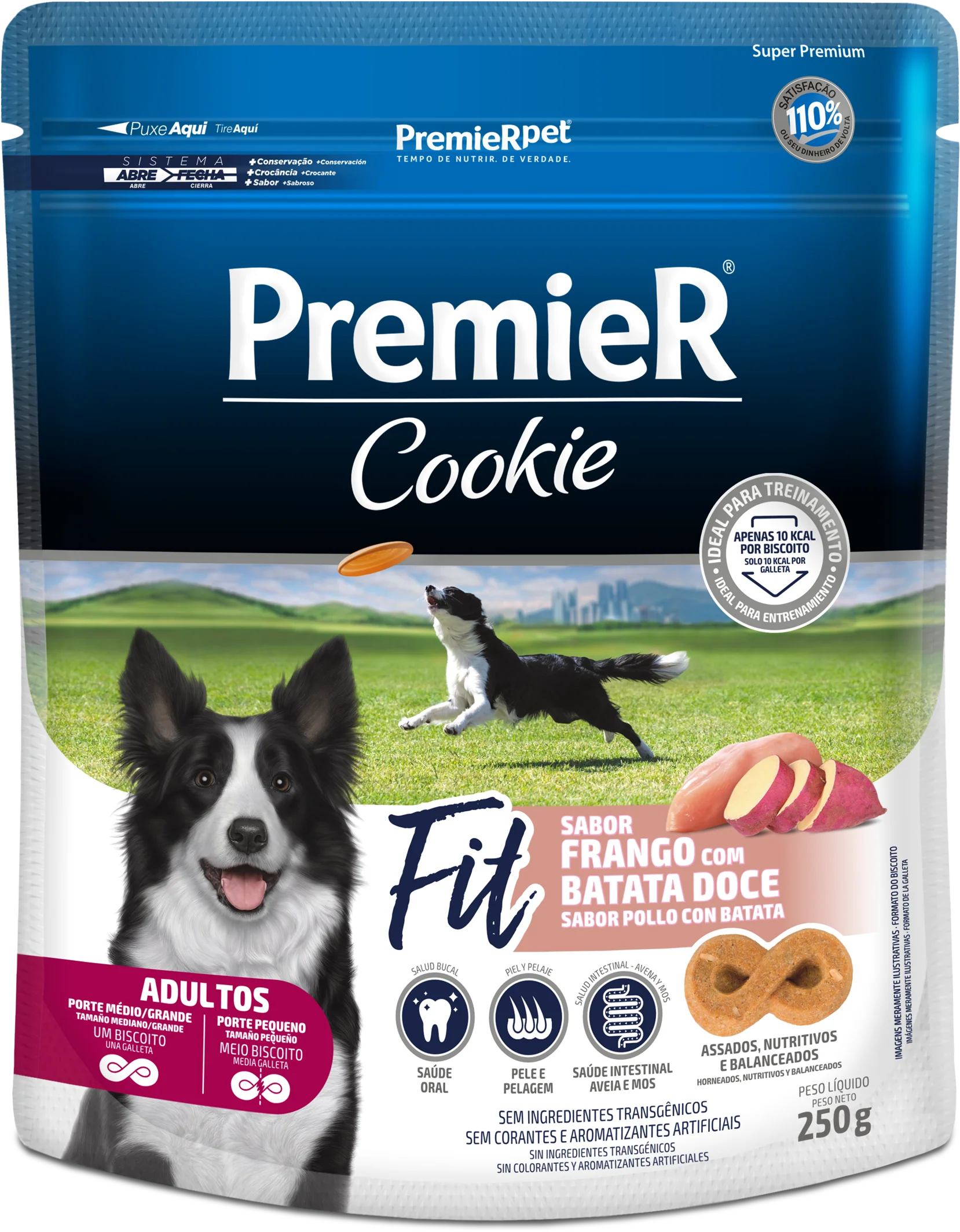 Snack Para Perro Adulto Premier Cookie Pollo / Batata 250g