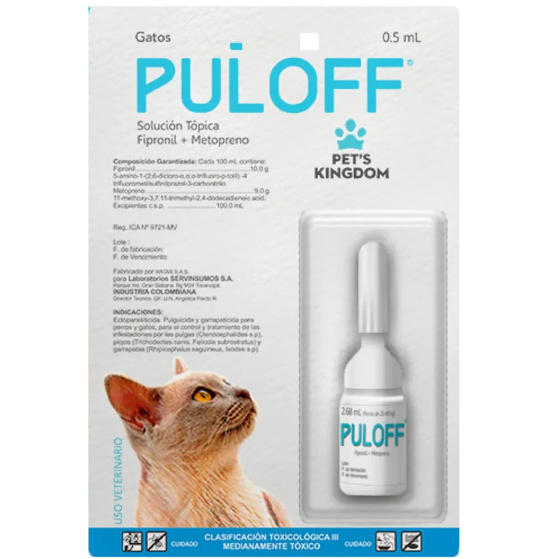 Puloff Gato - 0.5 Ml ( 0 - 9 Kg)
