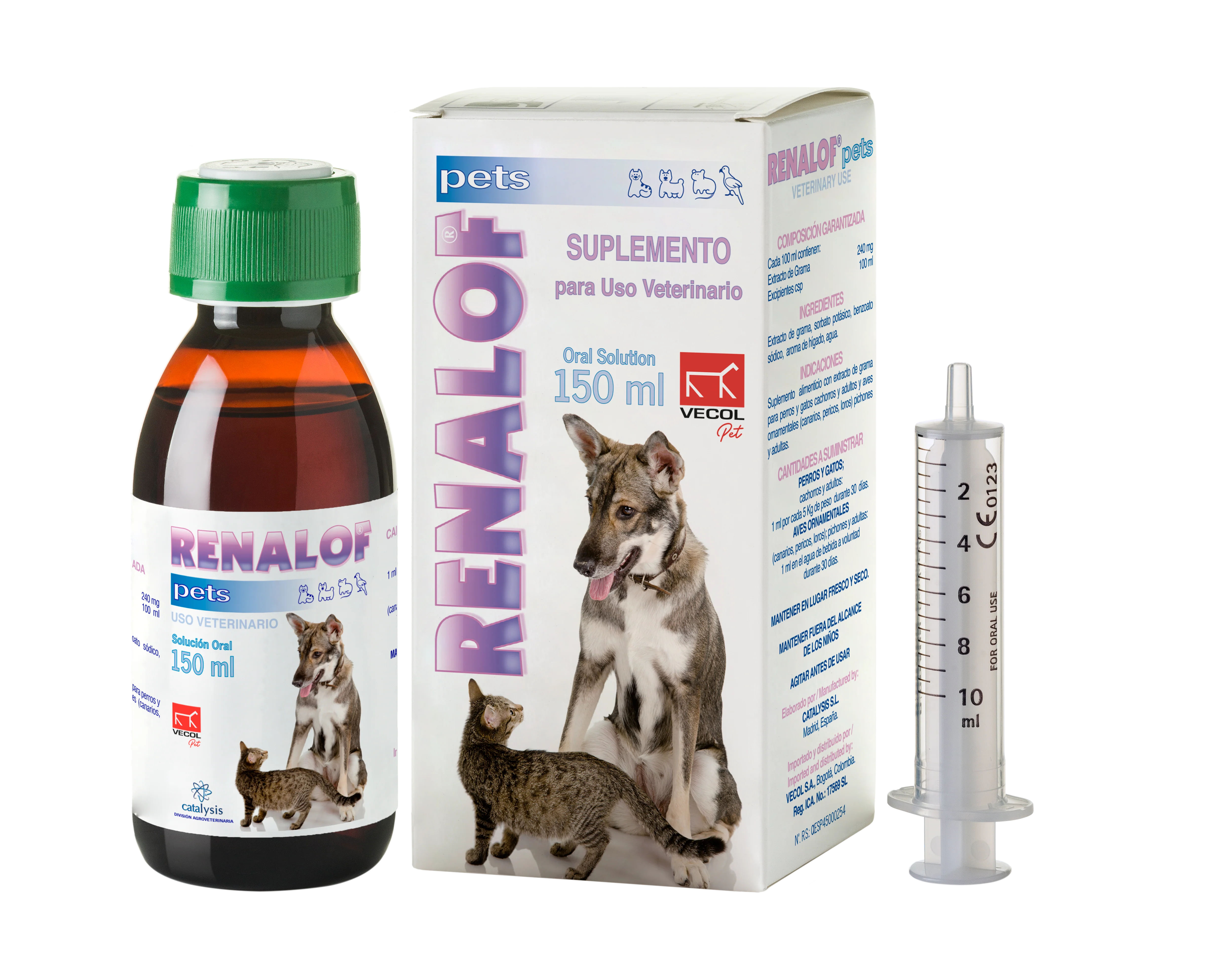 Medicamentos Para Gato Y Perro Renalof Fco 150 Ml