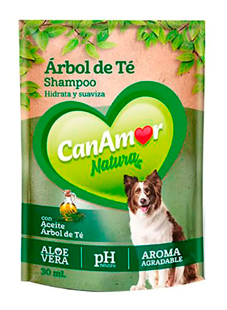 Shampoo Para Perro Árbol De Té Canamor Sobre X 30 Ml