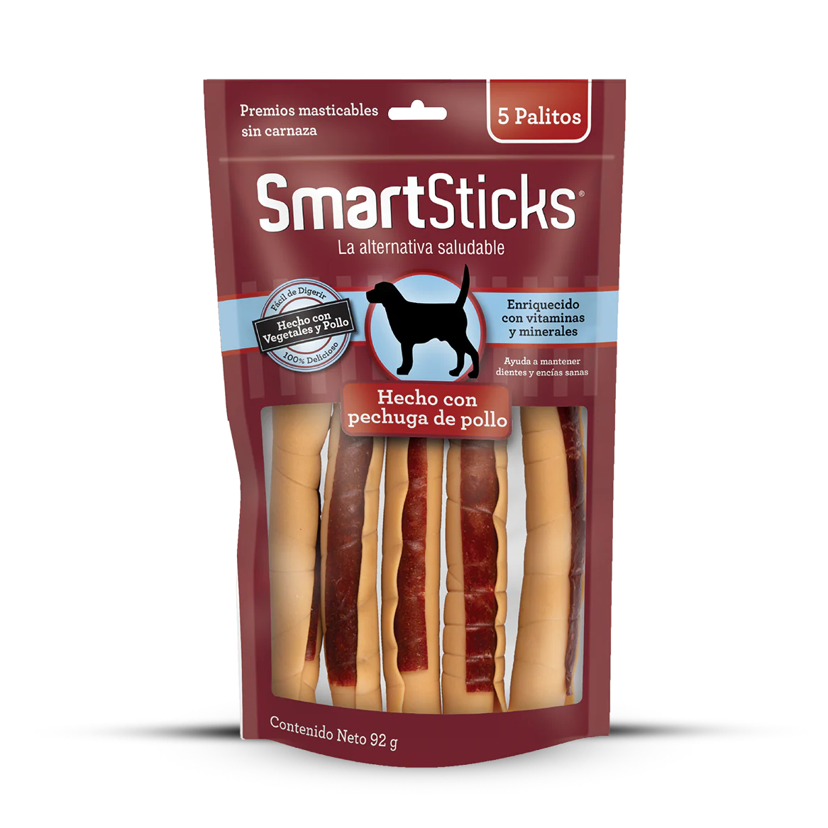 Snack Para Perro Smartsticks Pollo 5 Und