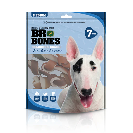 Snack Para Perro Br Bones Medium X 7 Und