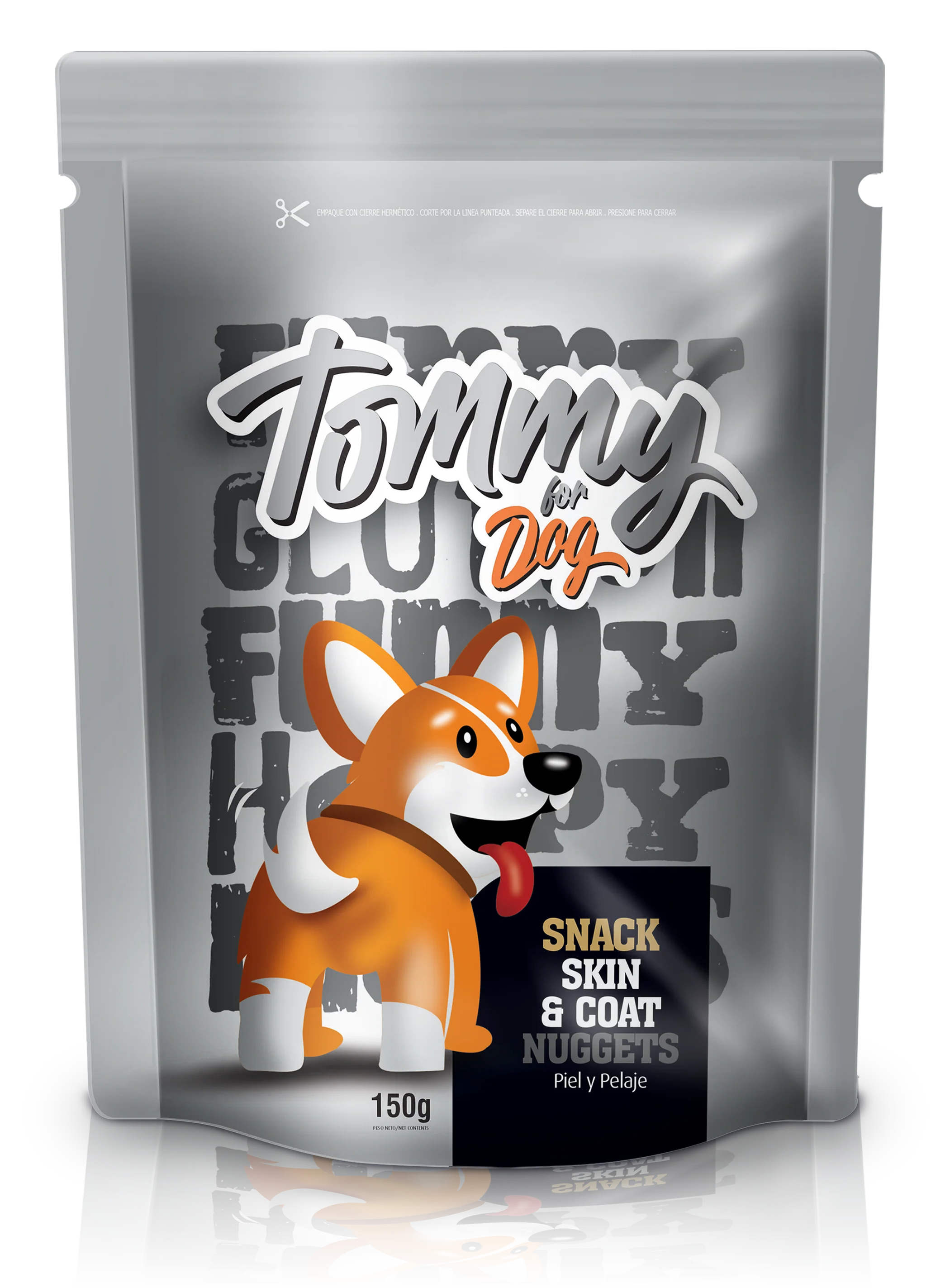 Snack Para Perro Tommy For Dog Skin & Coat 150 Gr