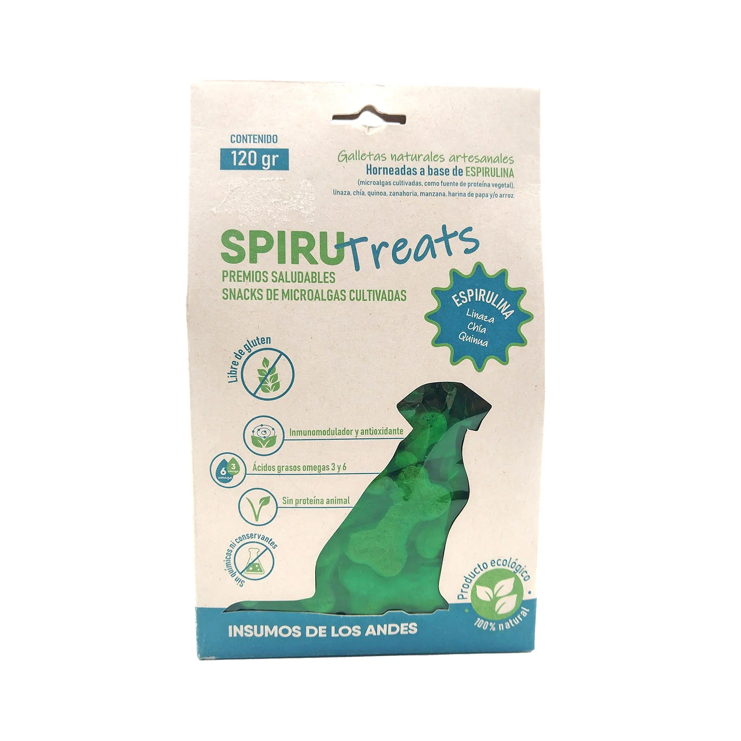 Snacks Spirutreats Piel Y Pelaje 120G