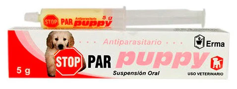 Desparasitante Perro Stop Par Puppy Oral Jeringa X 5 Ml