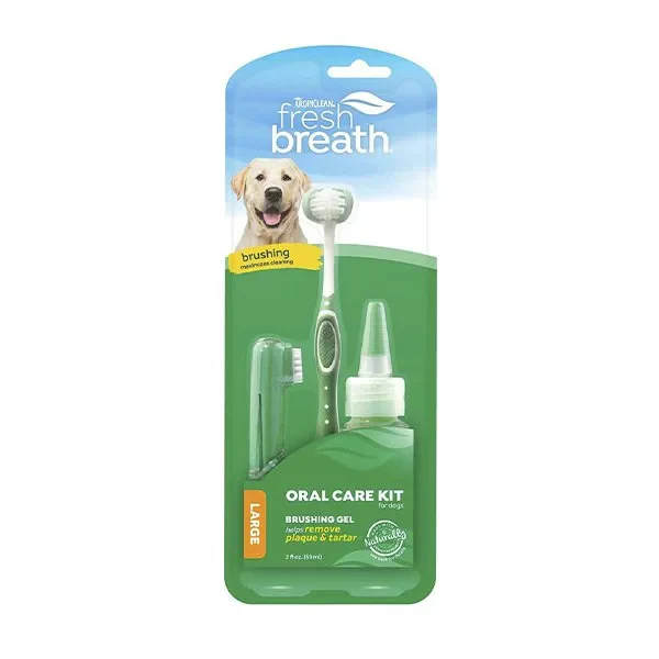 Tropiclean Kit Cuidado Oral Perro Grande