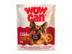 Comida Húmeda Para Perro Wow Can Carne 300g