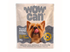 Comida Húmeda Para Perro Wow Can Pavo Raza Pequeña 300g